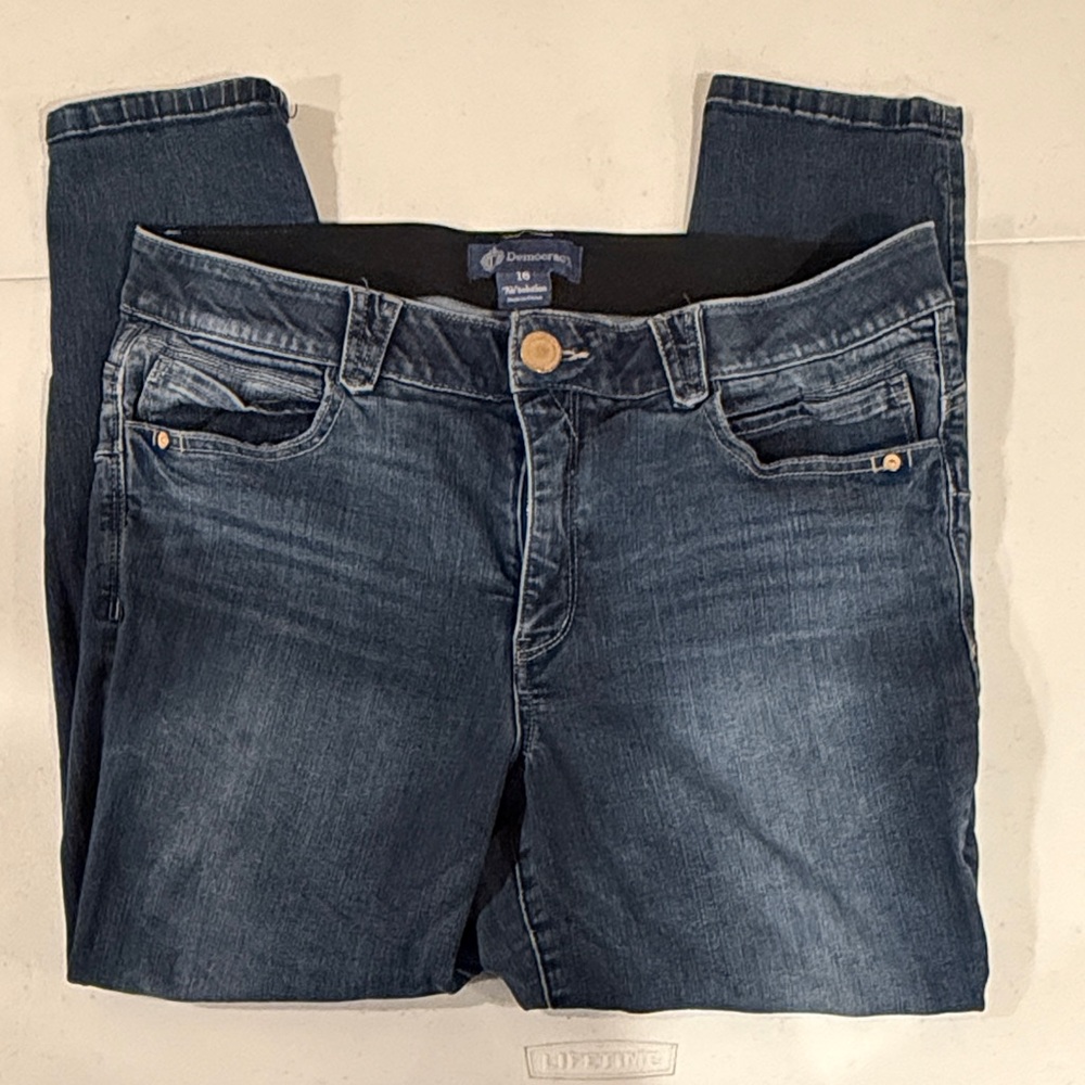 Democracy Dark Blue Women's Jeans - Picture 6 of 7